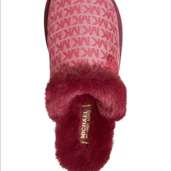Michael Kors slipper Janis Color: Dark Berry size 8 NIB - Picture 2 of 8